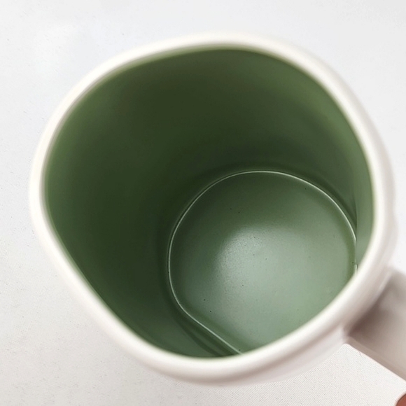 ⭐️2/ $50⭐️ Rae Dunn Double  Sided Mug Large Letters HAPPY FALL & Pumpkin Basket - Picture 6 of 9